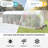 Mini Greenhouse, Portable Quick-Setup, Waterproof UV Protected PE Cover, for Outdoors Garden, 3' H x 6'W x 3'D Clear-120896736