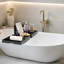 Plateau de baignoire extensible en bambou-1548461531