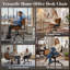 Chaise de bureau pivotante en similicuir moderne et ergonomique à hauteur réglable pour bureau à domicile-1666176390