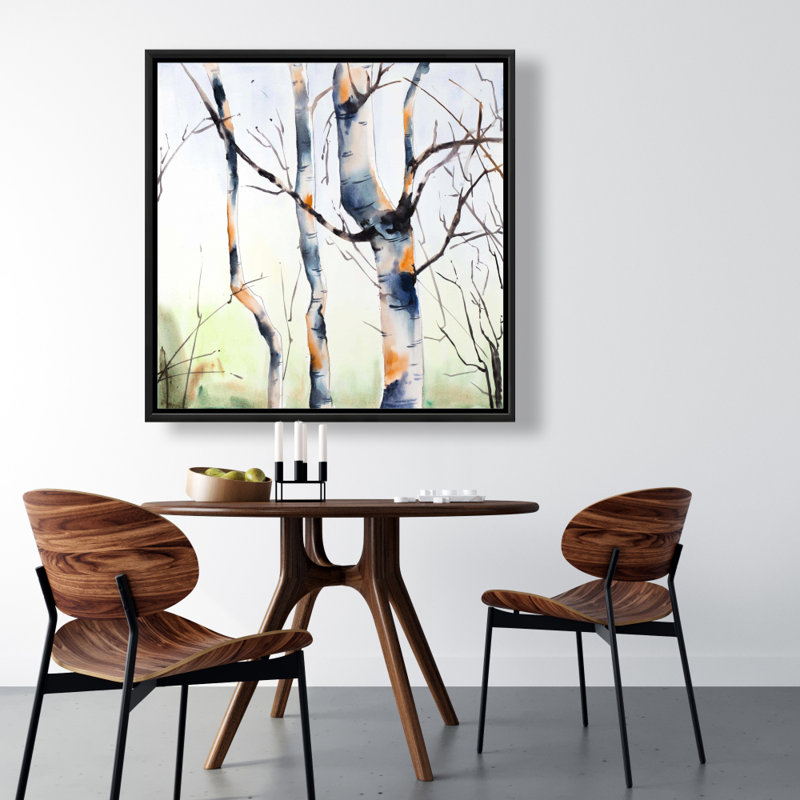 " Three Small Birch Trees "