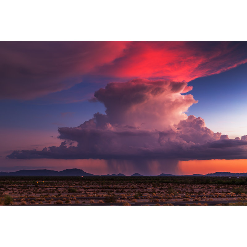 Sunset Storm Clouds by Mdesigner125 - Wrapped Canvas Print, 30cm H x 46cm W x 3.8cm D
