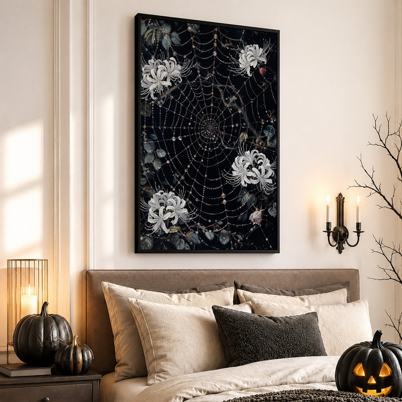 Art mural sur toile Halloween, H 18 po x l 12 po