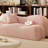 French Simple Pink Sofa