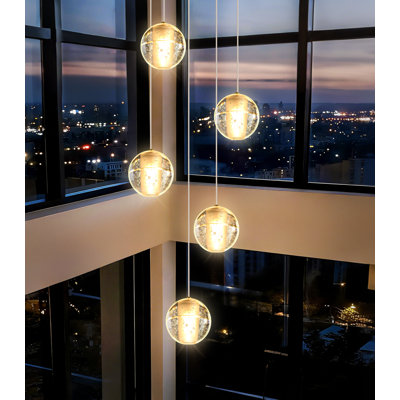 5-light Globe Chandelier