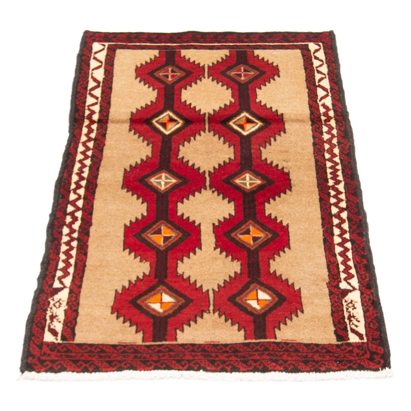 Tapis unique en laine noué à la main nouvel âge de 2 pi 10 po x 5 pi 2 po Esteves