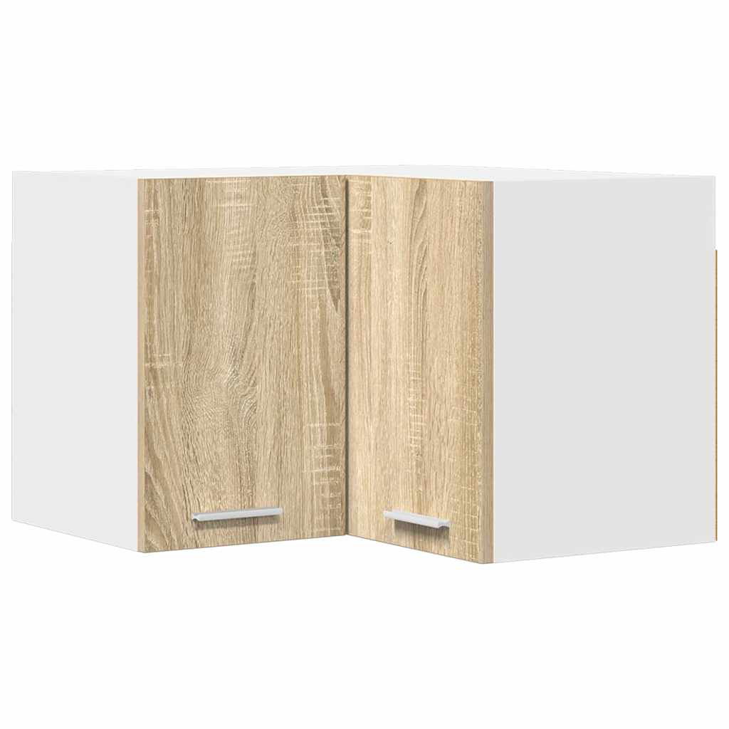 Vidaxl Hanging Cabinet Riga White 57 X 57 X 40 Cm Engineered Wood