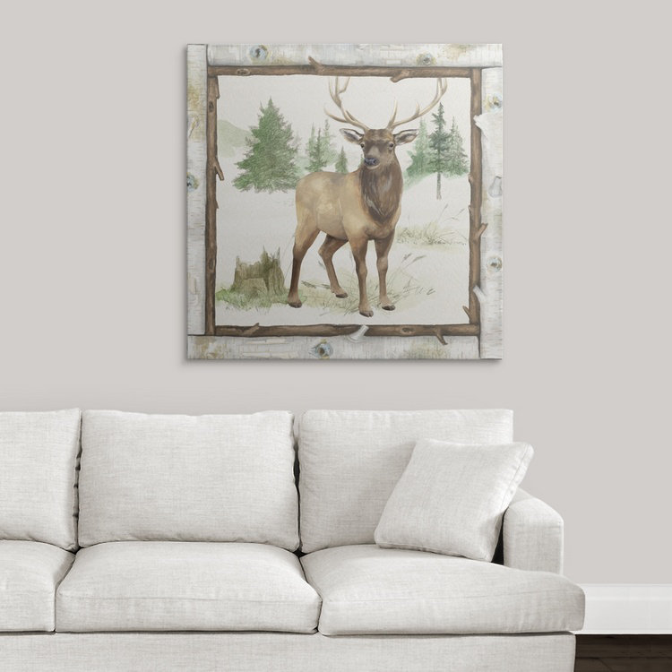 Sanaa «Family Cabin I», Beth Grove, impression, H 20 po x l 20 po x P 1,5 po, Toile