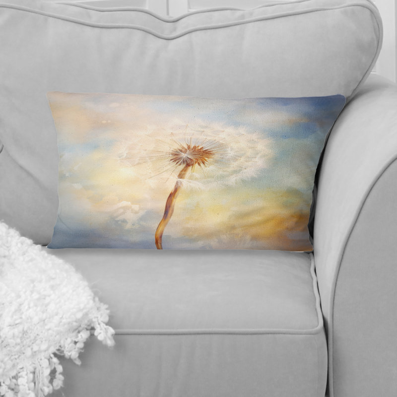 Coussin White Dandelion