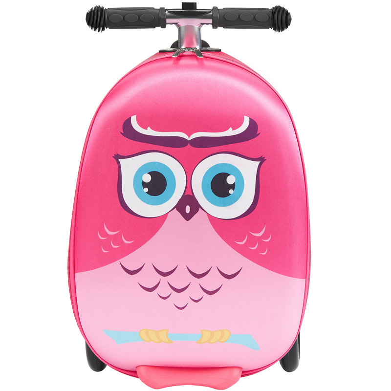Ride-on Kids Scooter Suitcase with Flash Wheels