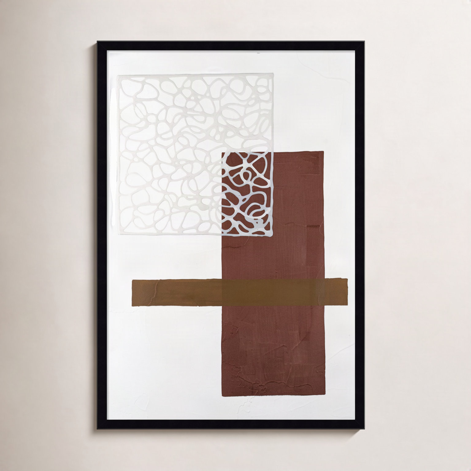 Nooks and Crannies No. 4 Print, 33" H x 23" W, Black