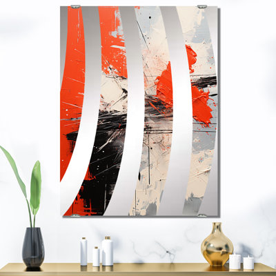 Chaos Unleashed I - Miroirs muraux décoratifs à collage abstrait MIR131651