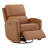 Modern Geniune Leather Swivel Rocker Power Recliner Chair With Usb Port
