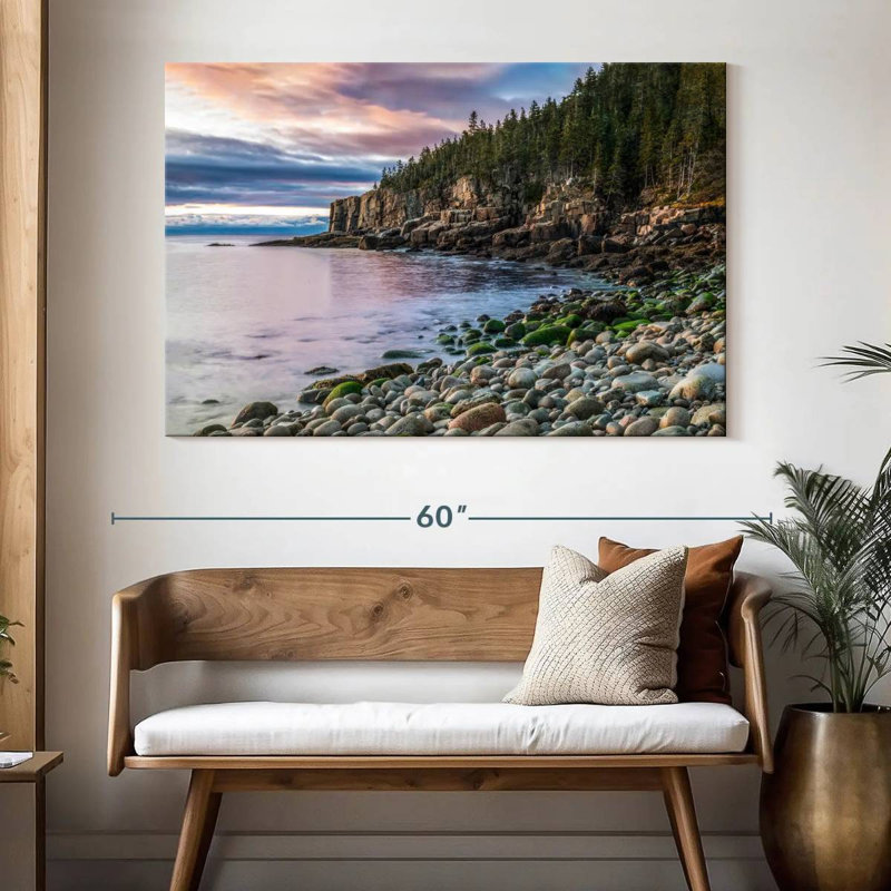 Otter Cliffs At Dawn, 34" H x 51" W