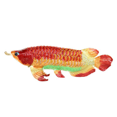 Figurine poisson Arowana Bejeweled