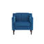 Ensemble de 2 fauteuils Modern Canapé, fauteuil Mid-Century avec coussin épais et structure en bois