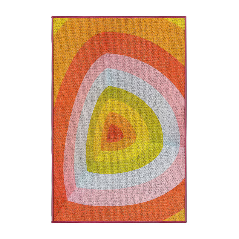 Tapis orange Mccann Sharp Colors 162, Rectangle 4 pi x 6 pi