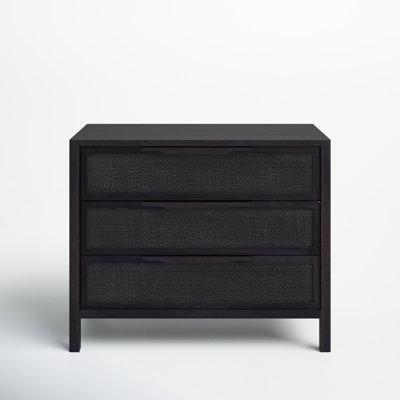Nellie 3 - Drawer Cane Chest