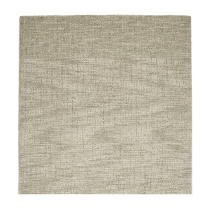 Aquinnah Solid Colour Wool Hand Tufted Area Rug