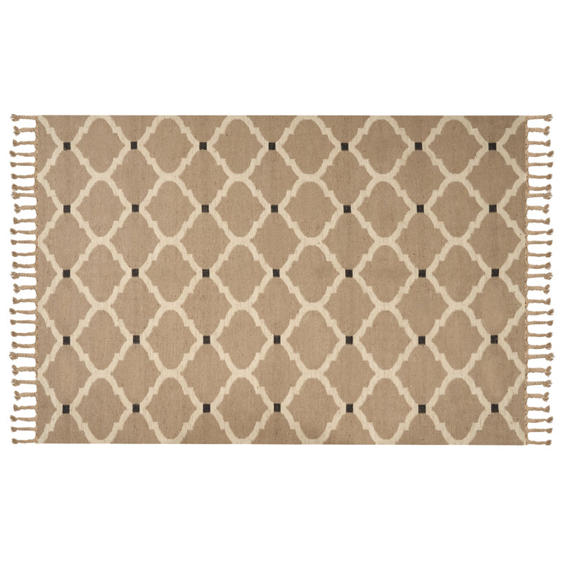 Houten Geometric Hand Woven Area Rug, Rectangle 200 x 300cm