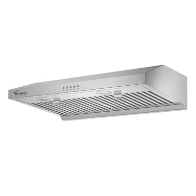 Empava 30" Stainless Steel 400 CFM Ducted (Vented) Wall Range Hood with Baffle Filter