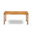 7 Piece Patio Dining Set Consist of a Rectangle Outdoor Acacia Wood Table and 6 Folding Side Chairs, Natural Oil-1086754176