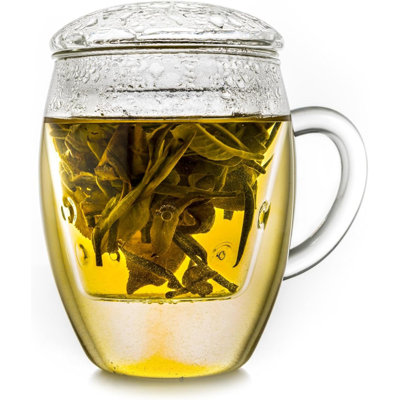 Verre à thé avec infuseur et couvercle