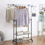 Genoveva Adjustable Rolling Clothing Rack