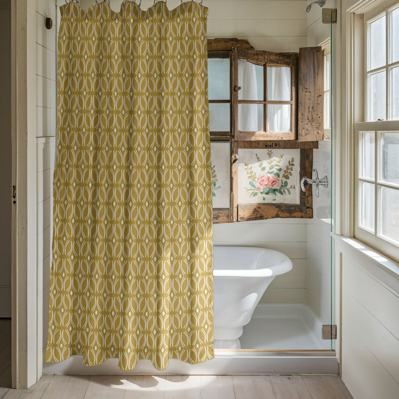 Refined Fall - Premium Shower Curtain, 74"H x 71"W