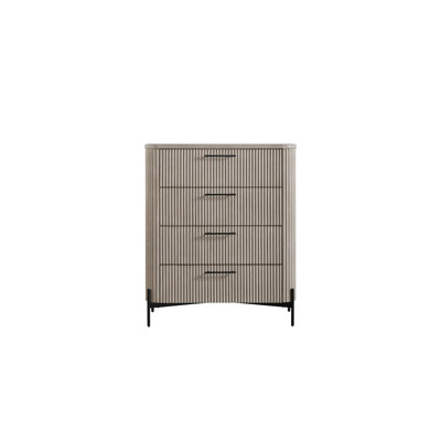 Commode 4 tiroirs - Taupe