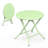 18" Green Metal Folding Side Table-123159131