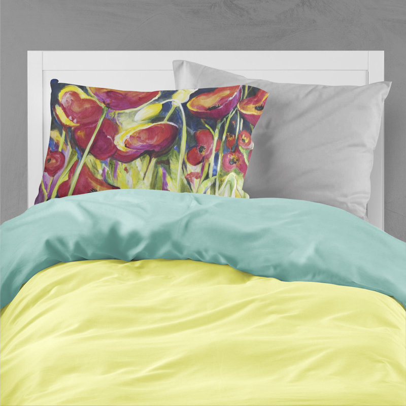 Poppies Microfiber Floral