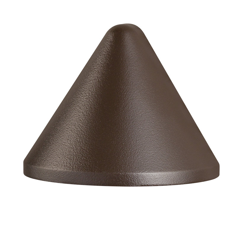 Luminaire de terrasse câblé Chimal, Bronze architectural texturé