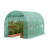Walk-in Tunnel Greenhouse 9.58x6.43x6.23ft Galvanized Frame PE Cover Green-114480788-114480791