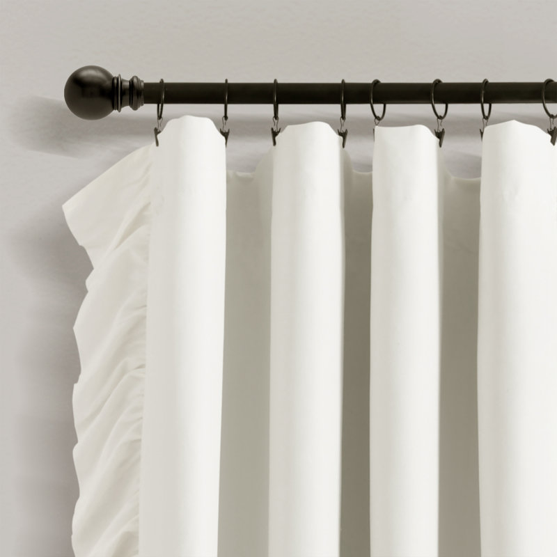 Reyna Blackout Sliding Panel Single Panel, White