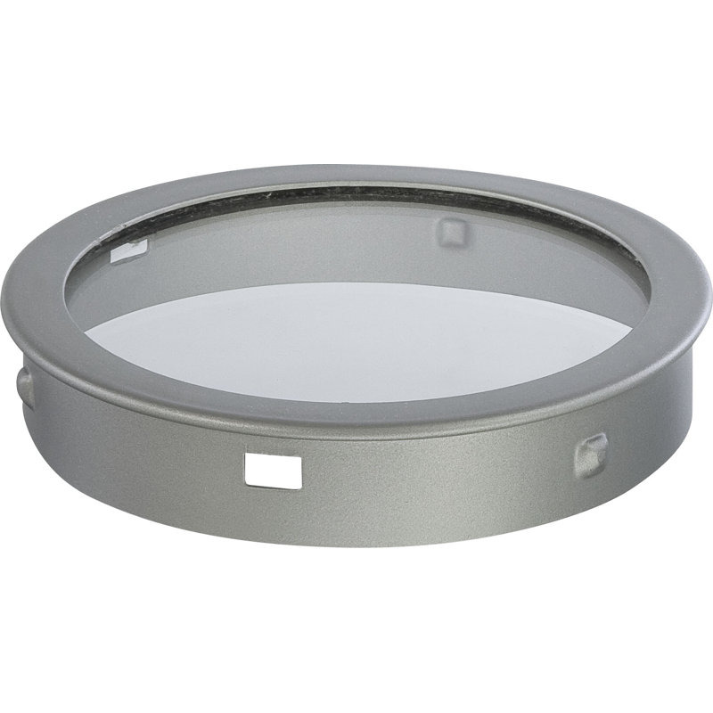 Volume Lighting V0966 Silver Gray Top Cover Lens for Outdoor Cylinder Fixture, Silver Gray