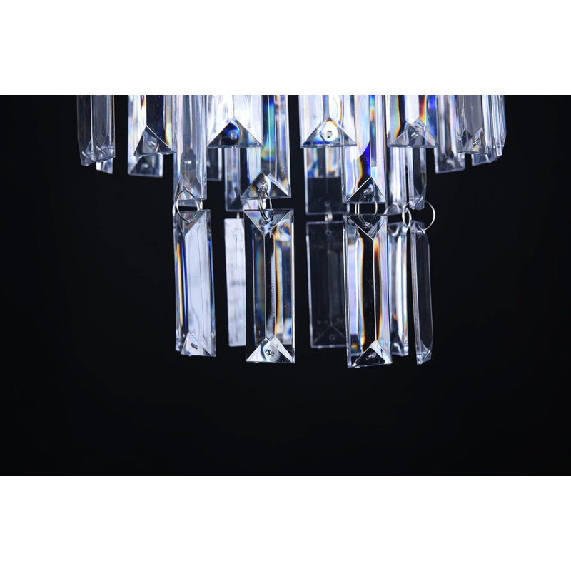 Modern Chandelier Pendant Lamp Shade With Faux Crystal Design For Ceiling Fixtures