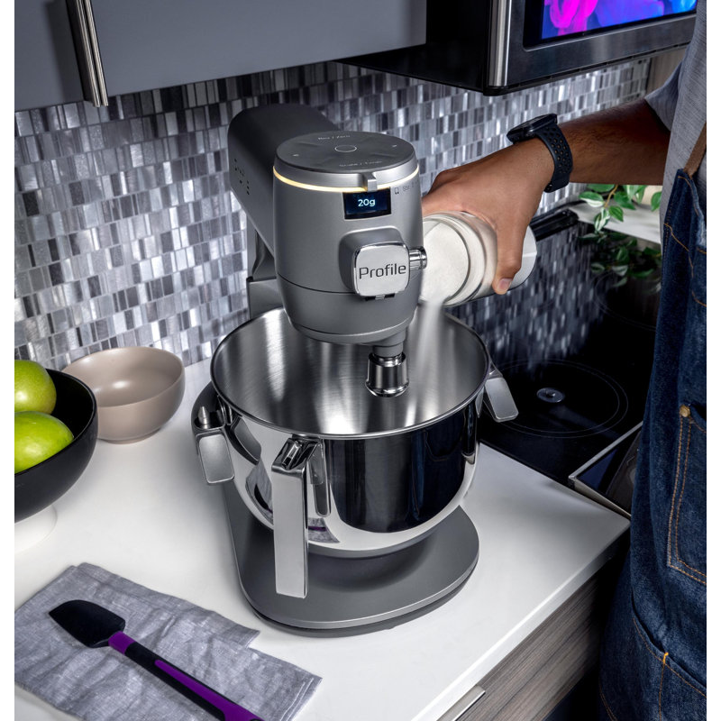 GE Profile Smart Mixer with Auto Sense, Mineral Silver