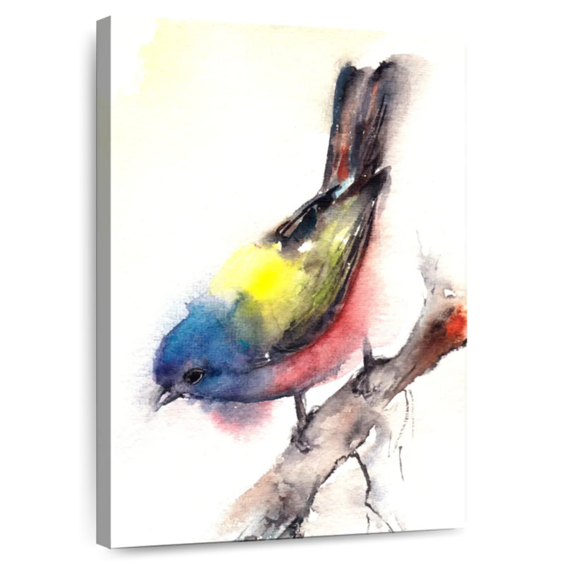 Brampt Bunting Bird, 51" H x 34" W
