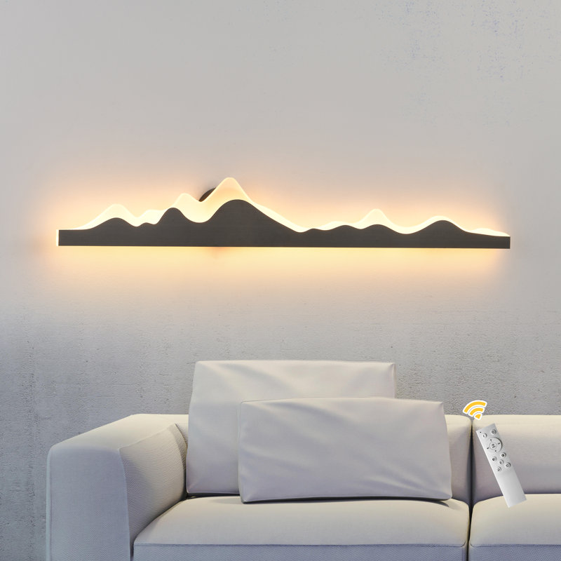 1 - Light 47.24" LED Dimmable Modern Flush Mounted Wall Sconce
