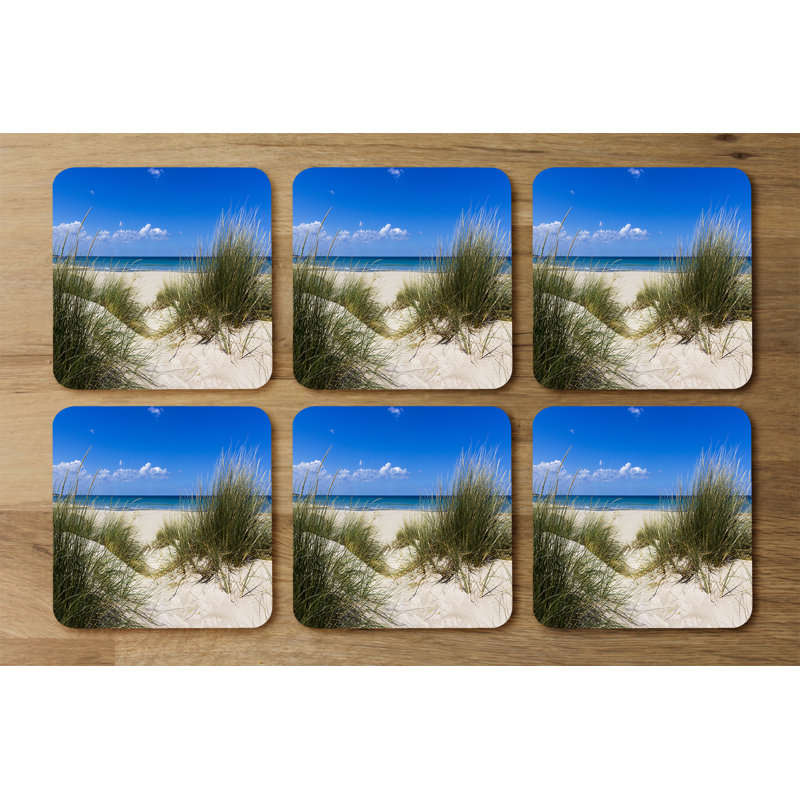 Dquarious Square 6 Piece Coaster Set