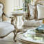 Platine De Royale Champagne End Table-1917600228