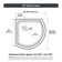 OVE Decors Breeze 40 in. Round Shower Kit w/ Frosted, Base
