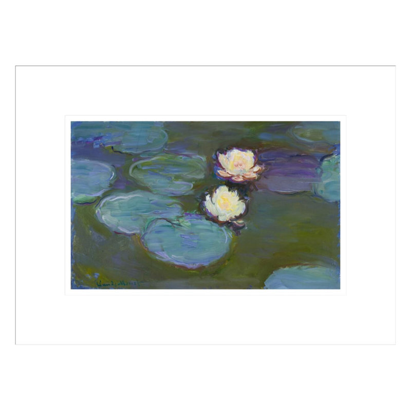 Claude Monet - Estampe numérique encadrée, H 12,6 po x l 16,75 po