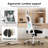 Ergonomic Office Chair, Home Office Desk Chair With Headrest, High Back Computer Chair With Armrests And Adjustable Lumbar Support For Home Office Study Room-712507592-712507599