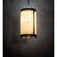 Luminaire suspendu cylindrique en bronze à 1 lumière Solvey