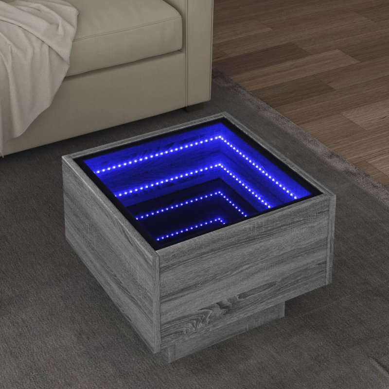 Damaiah End Table, Grey Sonoma