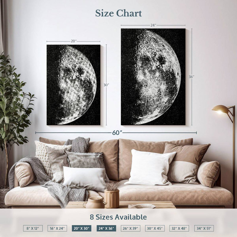 Oberle Half Moon, 36" H x 24" W