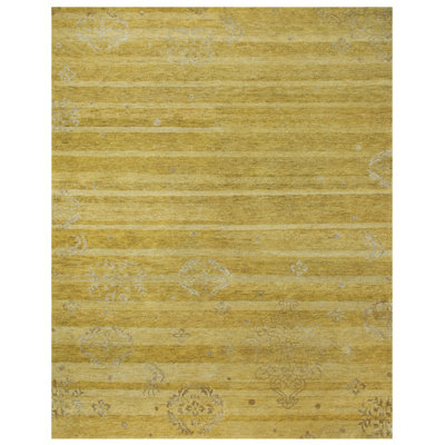 Qing Wool Area Rug in Blue