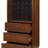 Wiesta Walnut Finish Wine Cabinet