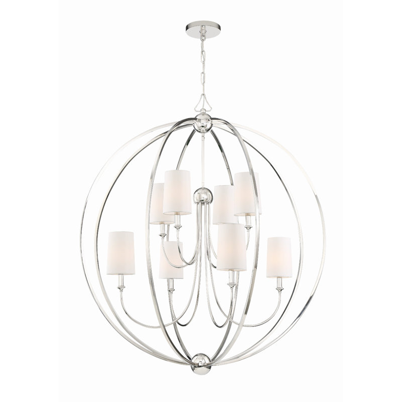 Sylvan 8 - Light Chandelier, Nickel